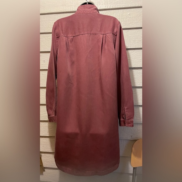 Wine Colored Shirt Dress NWT - Picture 3 of 3